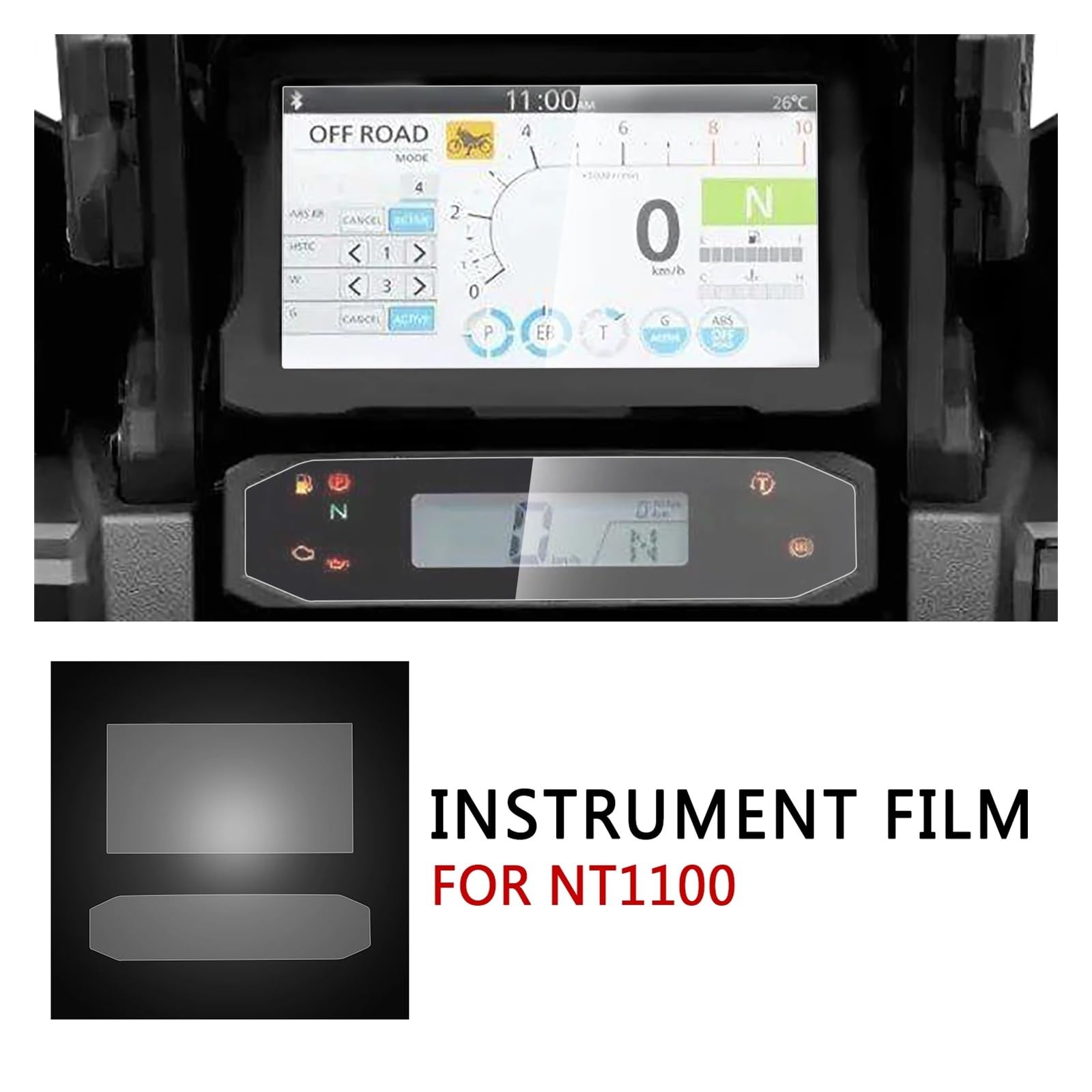 Film De Protection D'écran Pour Tableau De Bord Et Instrument De Moto