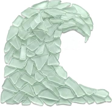 Sea Glass for Crafts 11oz Mint Green Sea Glass Decor, Tumbled Seaglass, Beachglass for Crafts, Seaglass for Beach Accents, Coastal DIY Supply, Nautical Vase Filler