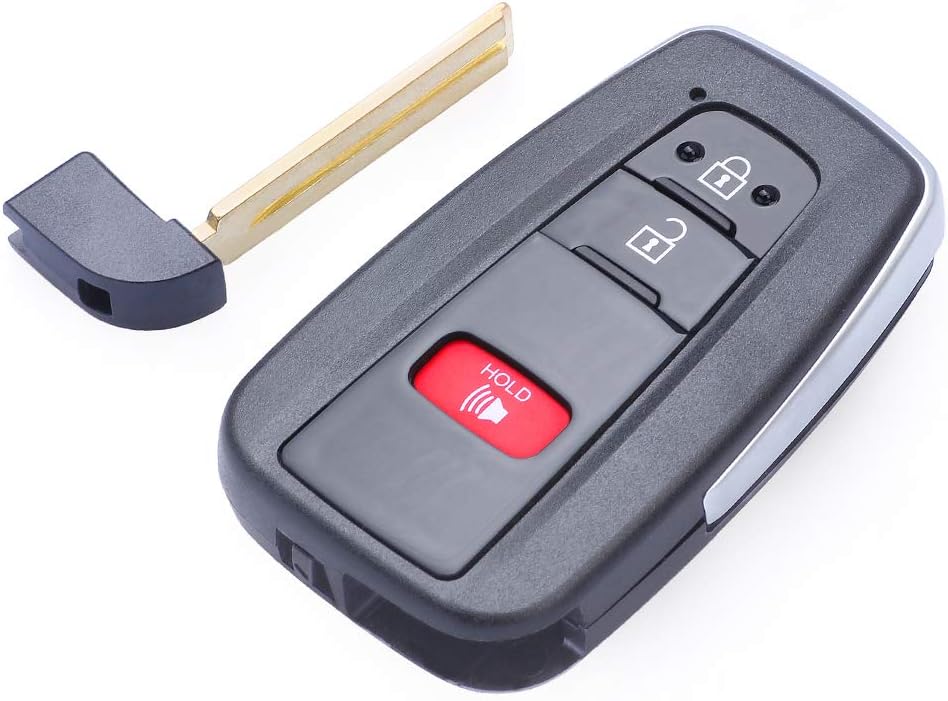 Keyecu Smart Keyless Remote Key Fob 315MHz for Toyota Prius 2016 2017 2018 2019 FCCID: HYQ14FBC P/N: 89904-47530, Board# 231451-0351