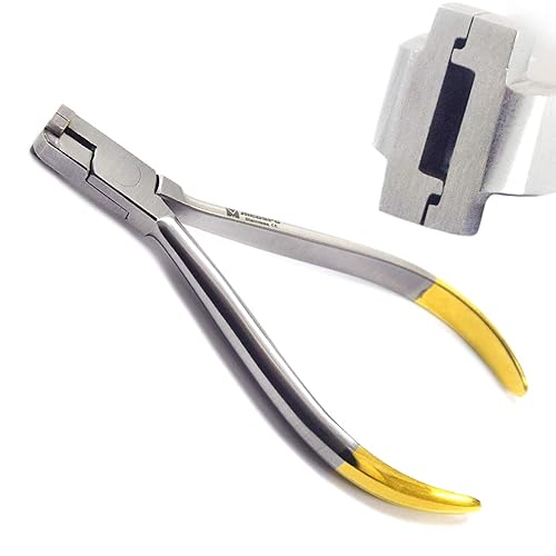 MEDSPO Alicates dentales profesionales  Alicates de ortodoncia para doblar alambre formando bucles  Removedor de soporte  Cortadores de alambre de