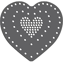 Rhinestone Genie Triple Heart Magnetic Rhinestone Template, Black