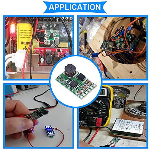 Image of 2PCS DC-DC Buck Converter 4.5V-27V to 3V 3.3V 3.7V 5V 6V 7.5 9V 12V Step Down Power Supply High Efficiency Voltage Regulator Module DD2712SA with Pin Header