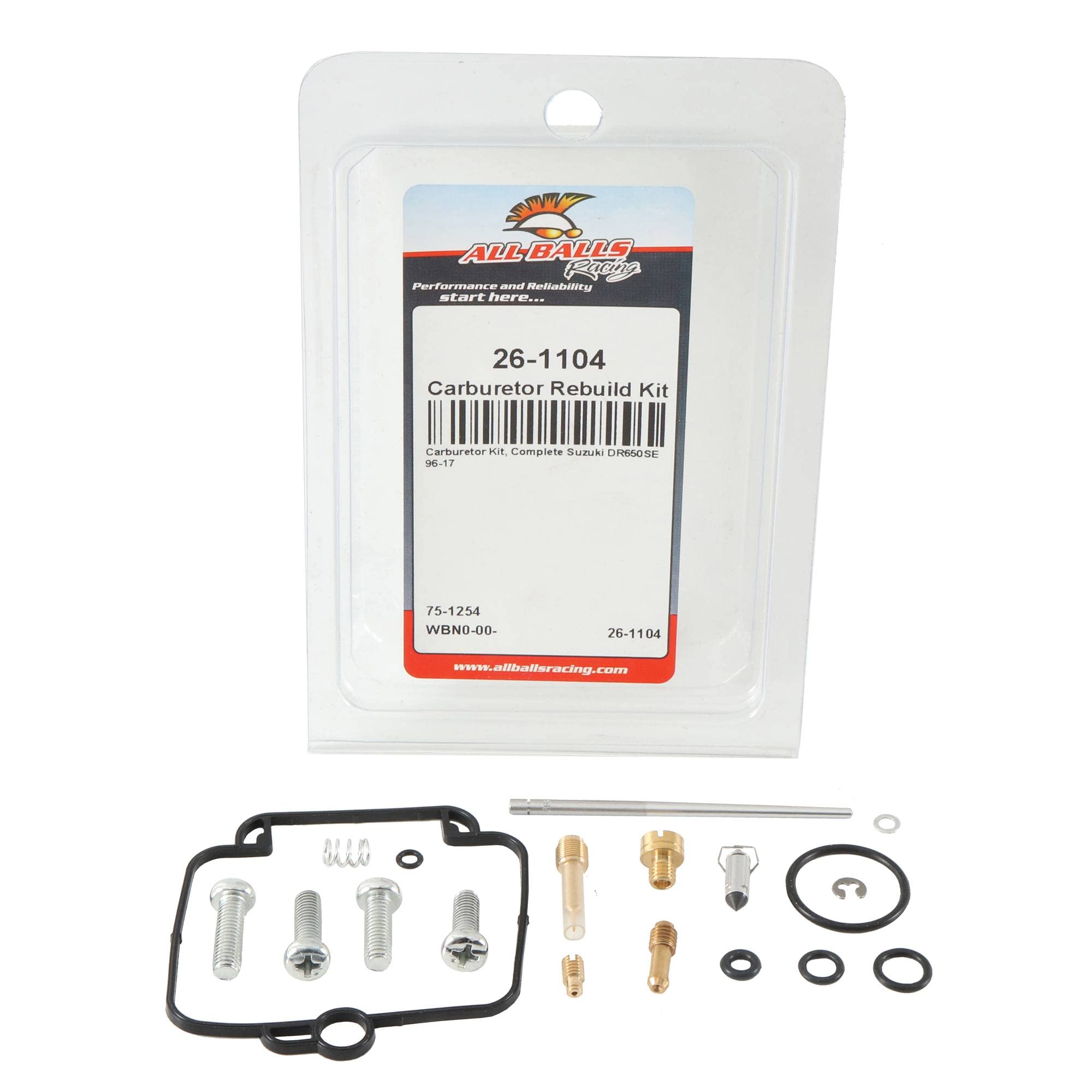 All Balls Racing 26-1704 Vergaser-Umbaukit – Für Suzuki GSX-R600 1998-2000, Geschlossene Rennstrecke