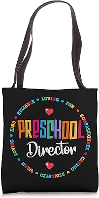 Preschool Director Back to School Daycare Appreciation Thank Tote Bag