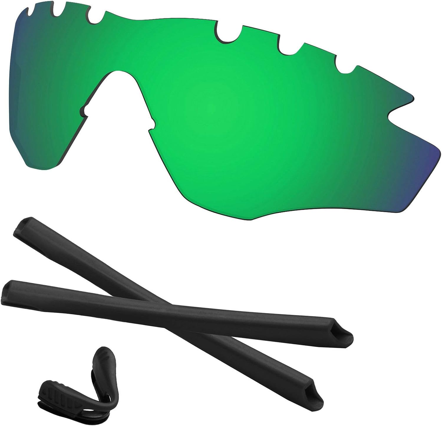 M2 Frame XL Lenses & Rubber Kits Replacement for Oakley Sunglass OO9343 Polarized
