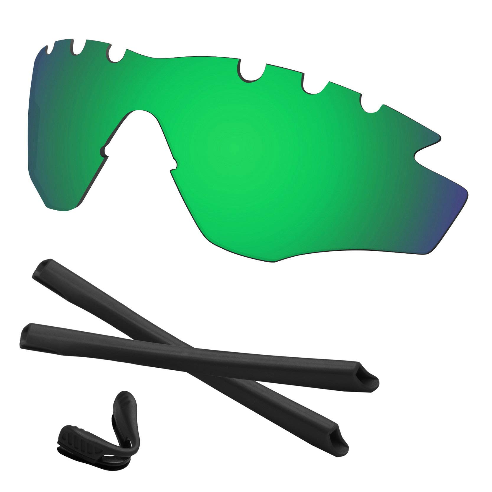 M2 Frame Lenses &amp; Rubber Kits Replacement for Oakley Sunglass OO9212 Polarized