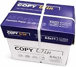 Papier à copier format lettre A1 5 000 feuilles, papier multifonctionnel premier choix, pour imprimante à jet d'encre / fax / photocopie, 97 luminosité, 20 lb, format lettre 8,5''x11'', 500 feuilles / ramette, 10 ramettes
