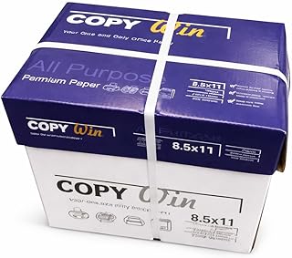 A1 Letter Size Copy Paper 5,000 Sheets Premier Multipurpose Paper,Inkjet Printer/Fax/Photocopy Paper, 95 Brightness, 20 lb, Letter Size 8.5''x11'' 500 Sheets/Ream, 10 Reams