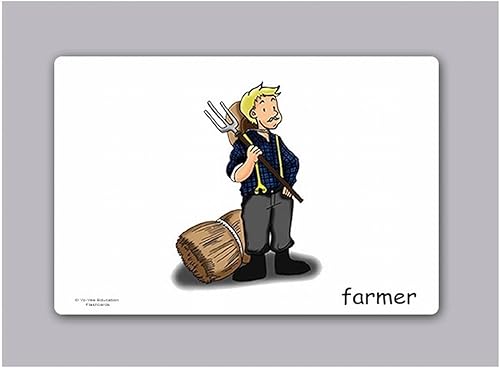 Miniatura 3 de Farm Flashcards en inglés con tarjetas de juego de bingo a juego en un solo juego – Tarjetas de vocabulario para bebés, niños, niños y niños –