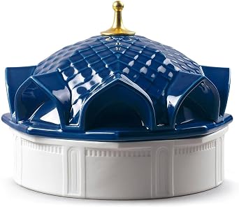 LLADRO ScheherazadeS Quarters Candle 1001 Lights. Unbreakable Spirit Scent. Porcelain Candle.