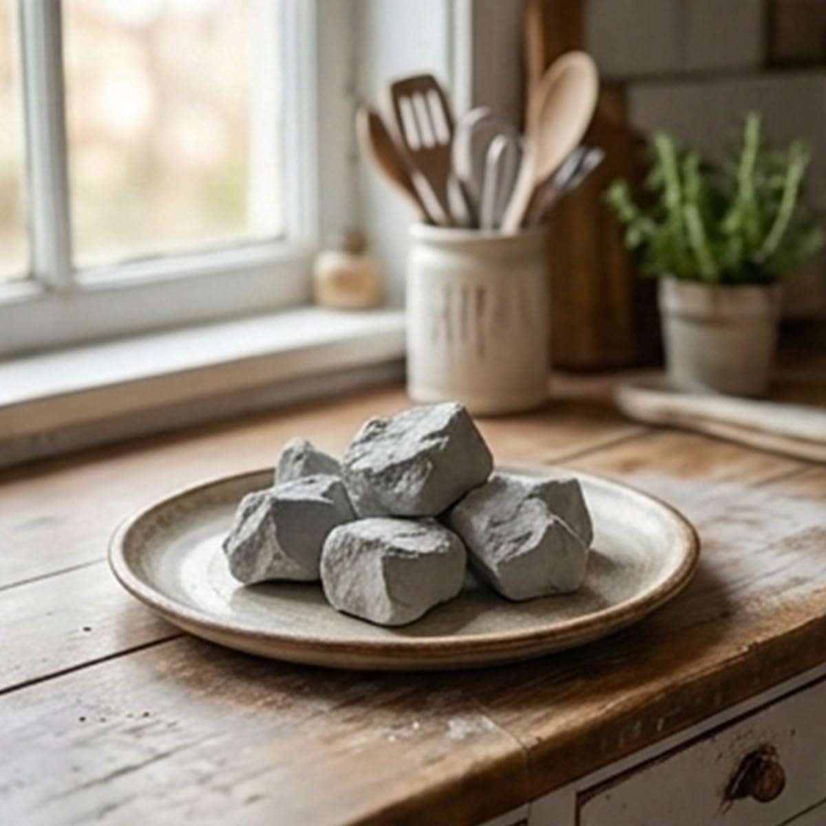 VRINDAVANBAZAAR.COM Megan Soft Clay Grey 500g- Pottery Modeling Block, Smooth Clay for Art Craft Sculpting and Hand Modelling, Ideal for DIY Craft Sculpture Decorative Art Studio Use