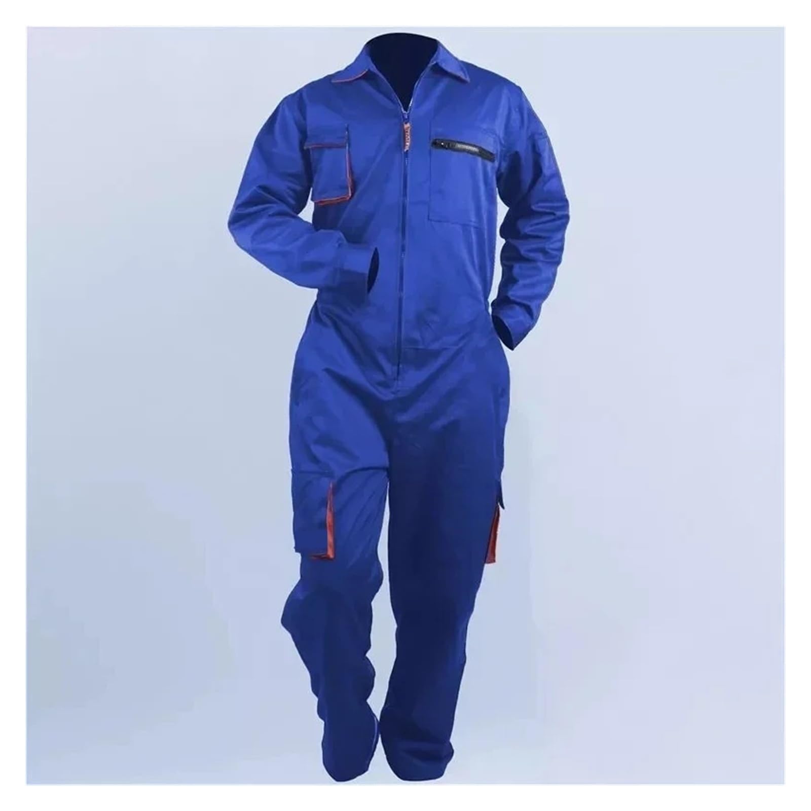 Tute da saldatura, Tute da lavoro, tute, saldatura, officina di riparazione auto, meccanico, abbigliamento taglie forti(Blauw,Medium)