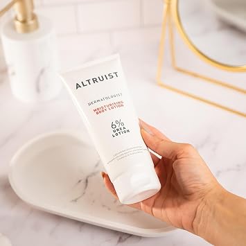 Altruist Dermatologist Moisturizing Body Lotion 6% Urea – Hydrating & Repairing Cream for Dry, Sensitive Skin with Glycerin, Shea Butter & Panthenol, Hypoallergenic, Fragrance-Free, 250ml