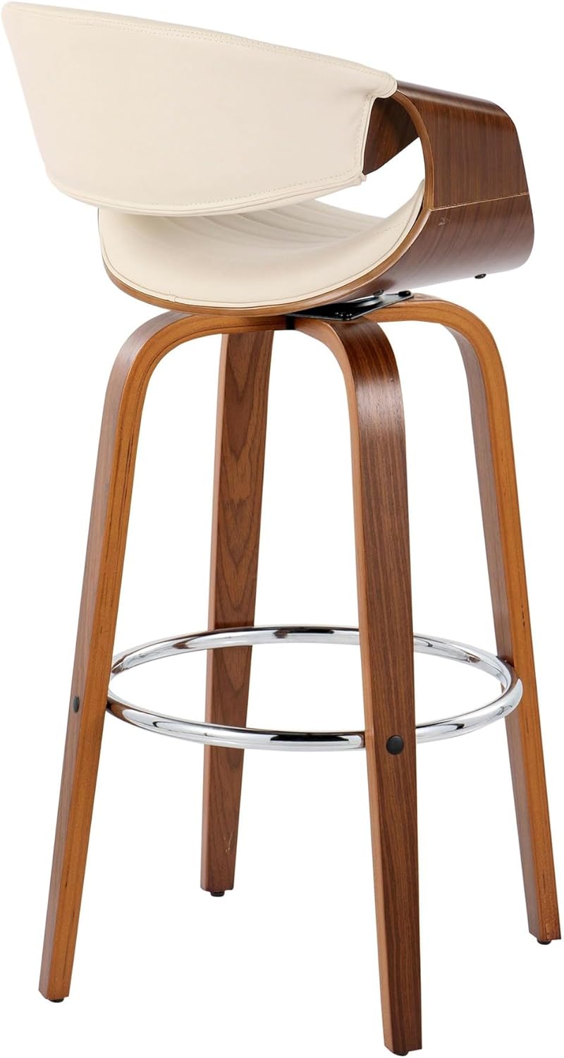 LumiSource Symphony 30" Fixed-Height Bar Stool, Bar Chairs, Swivel Bar Stools, Bar Stools Set of 2