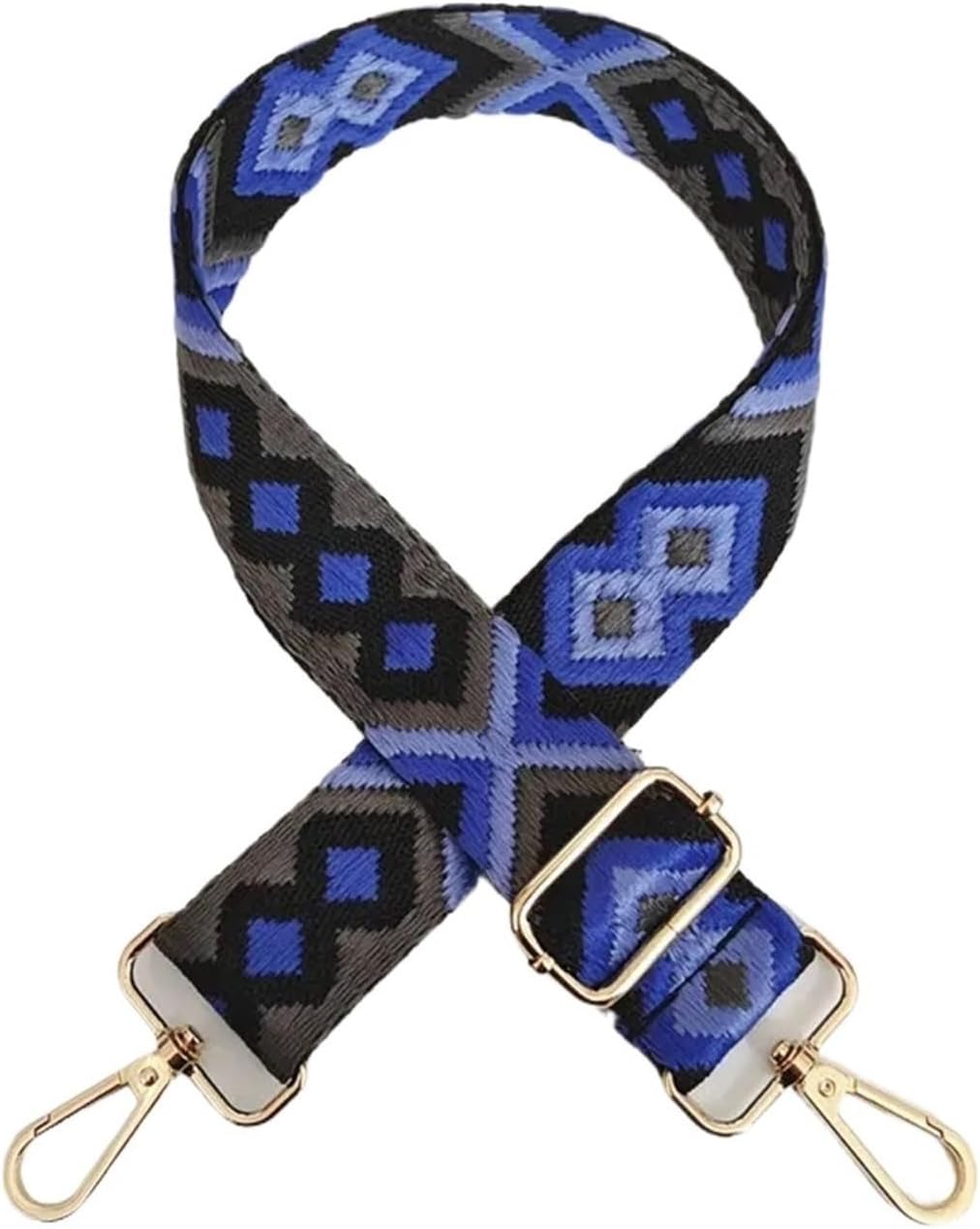 Bags Strap 130cm Bag Strap Removable Shoulder Handbag Accessories Crossbody Satchel Strap Gold/Silver/Black Buckle Strap Wide Shoulder Strap (Color : 5, Size : Black Hardware) (7 Silver Hardware)