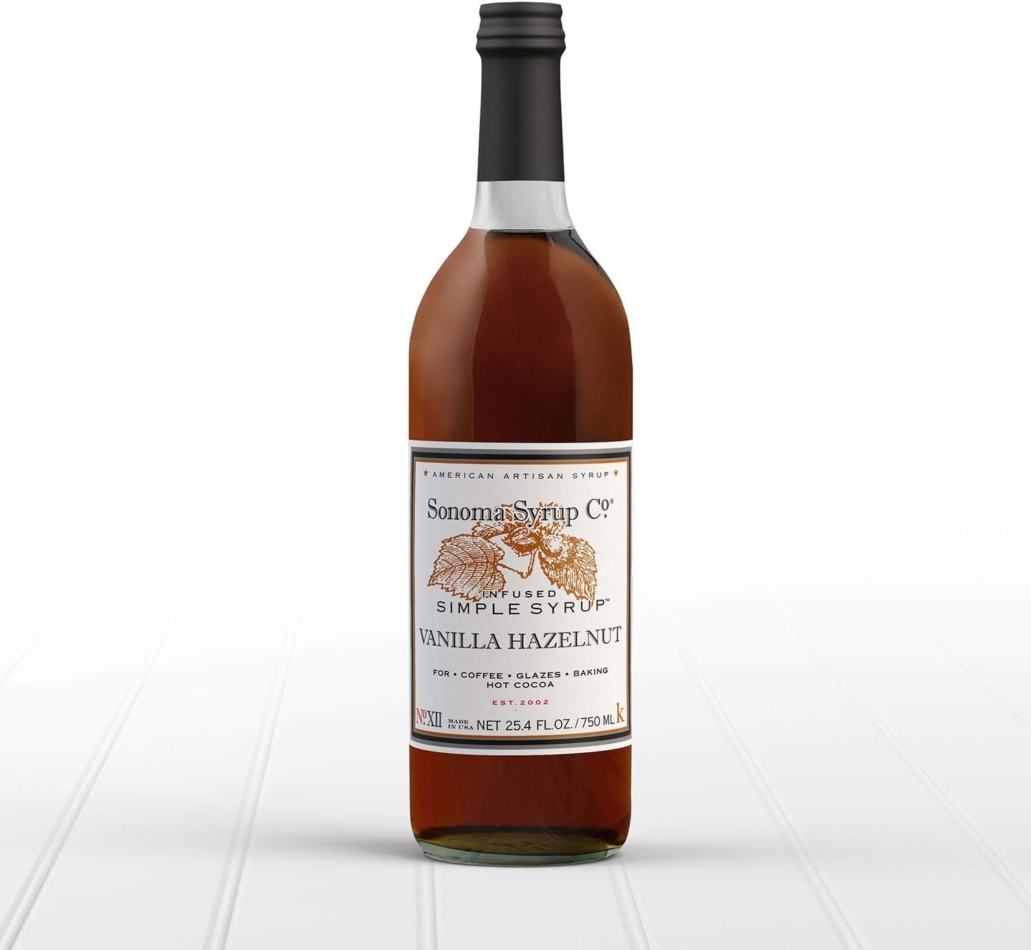 Sonoma Syrup Co Vanilla Hazelnut Syrup - 375 mL