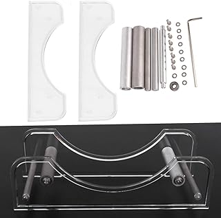 Stojak do montażu filamentu 3D, przezroczysta rama na materiały eksploatacyjne jedwabna tacka uchwyt do ramy drutu do drukarki 3D PLA/ABS