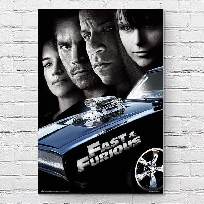 Amazon.co.jp: 映画ポスター ワイルドスピード 4 FAST AND