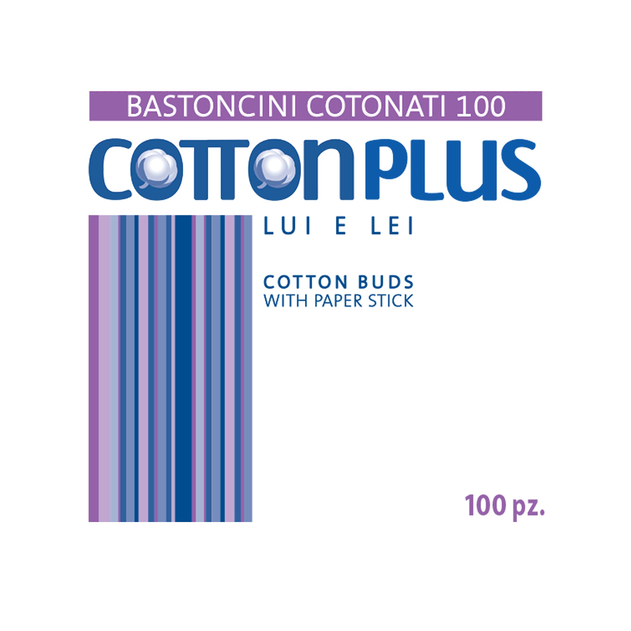 Cotton Plus BASTONCINI COTONATI 100 pz. - LINEA BEAUTY | Igienici e delicati