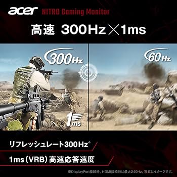 Amazon.co.jp: Acer Nitro ゲーミングモニター 24.5インチ フルHD IPS