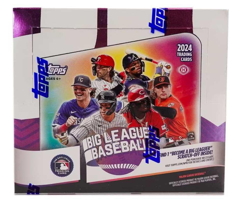 未開封品 2024 Topps Big League Baseball Amazon.com: 2024 Topps Big League Baseball Blaster Box