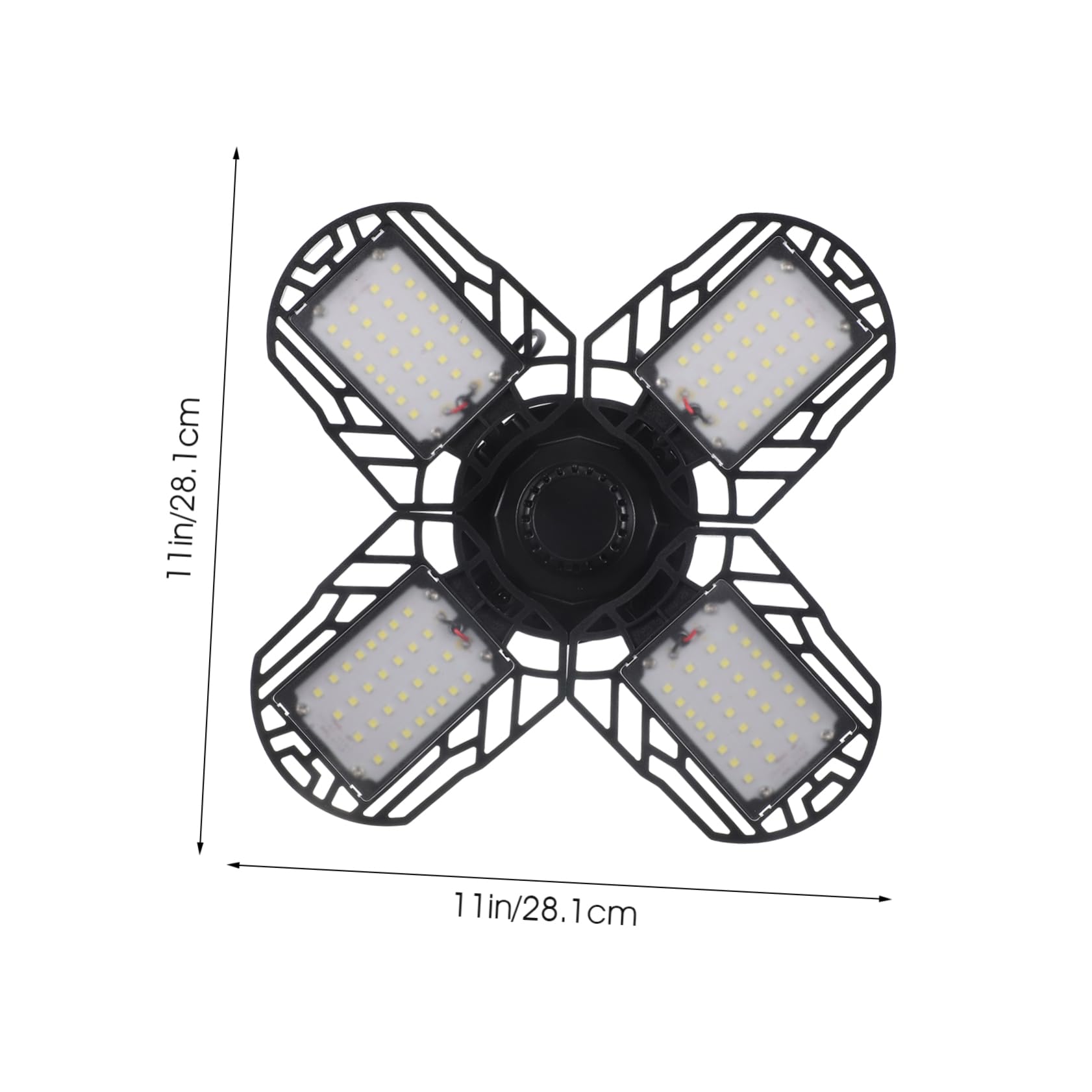 Workshop Folding Light 60W LED Garage 4 Adjustable Bulbs AC85-226V IP65 — view 8
