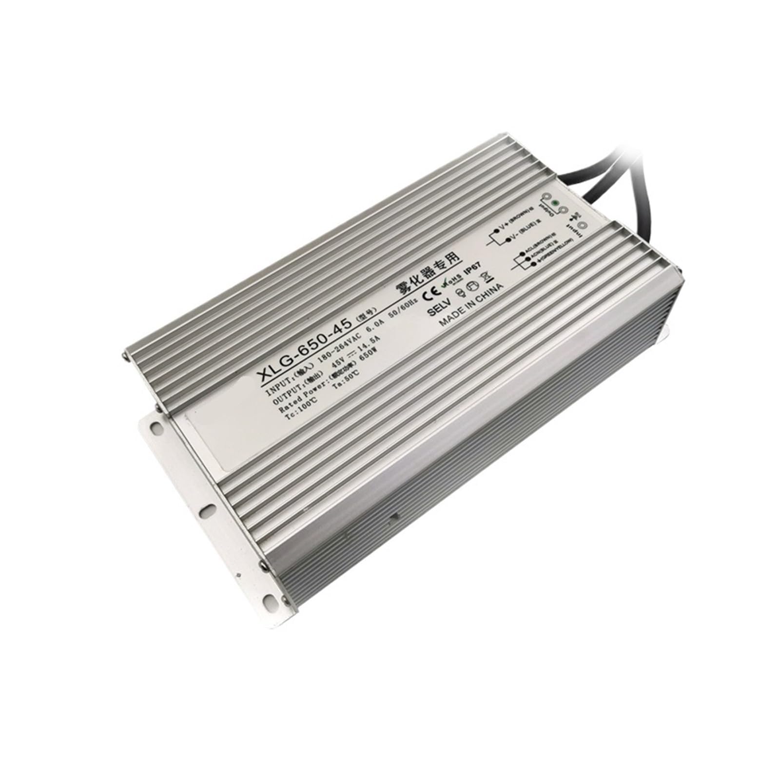 JJKKOZVQF 650W Power Supply 180-263VAC to DC 24V/36V/45V/48V(36V)