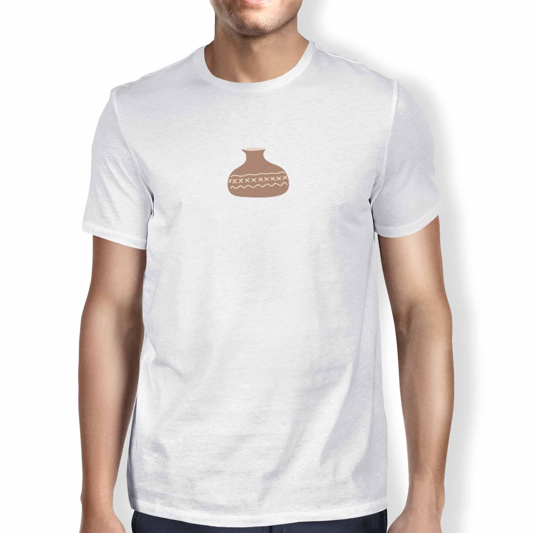 Green Fish Men's Fdmtsi-103661 T-Shirt, White, M