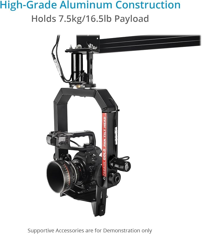 Cabezal Pan Tilt Motorizado 2 Ejes Proaim Gold miniatura 6