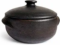 Panela de Barro Capixaba 2 Litros P/Cozinhar Moqueca Caldos (Natural)
