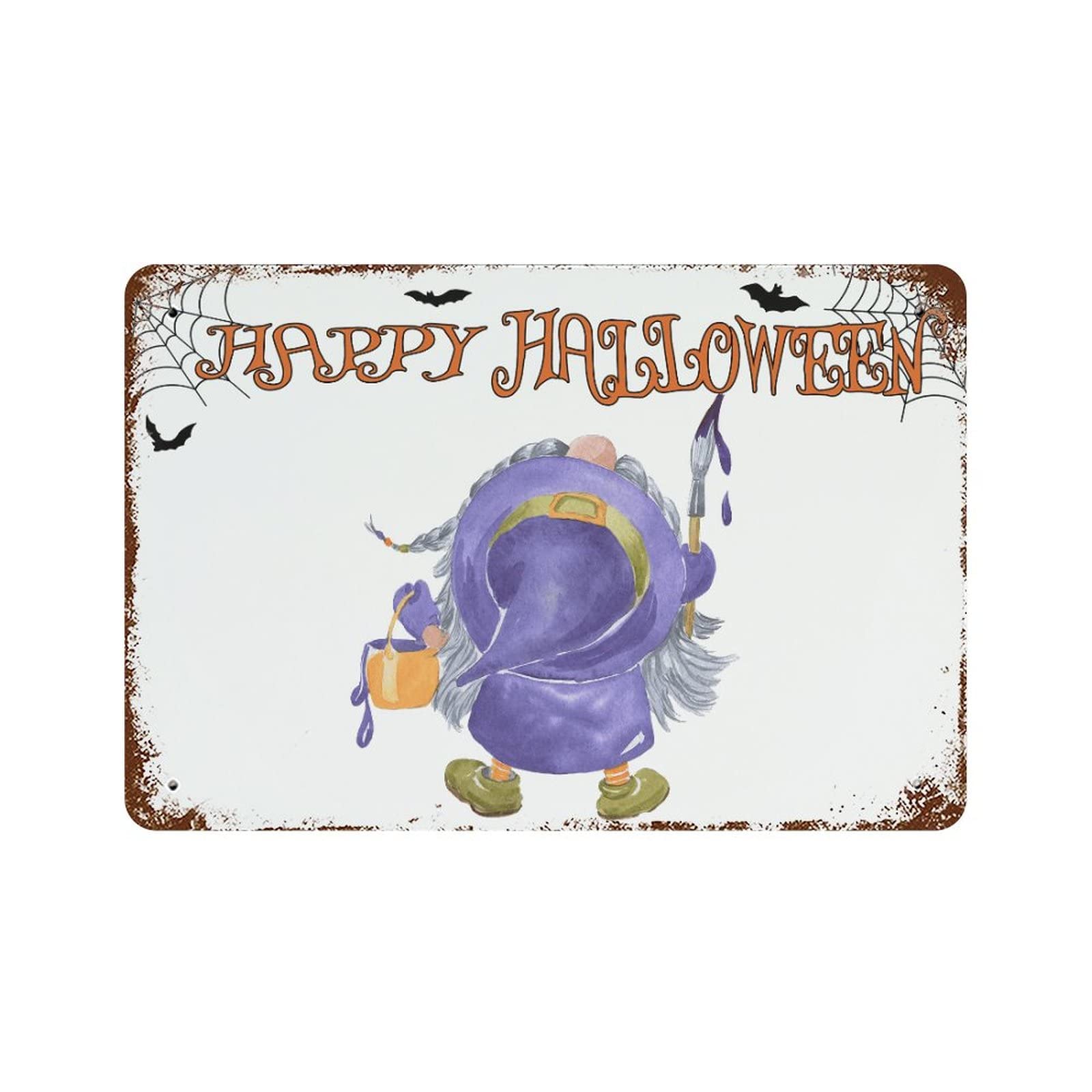 Cadeau de pendaison de crémaillère panneau Halloween citrouilles