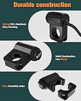 Vista 2 de Interruptor de manillar de motocicleta Plug and Play de 12 V ATV interruptor de luz de manillar pulsador de botón impermeable de encendido y apagado