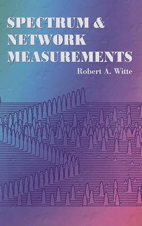 Spectrum and Network Measurements Spectrum and Network Measurements book cover