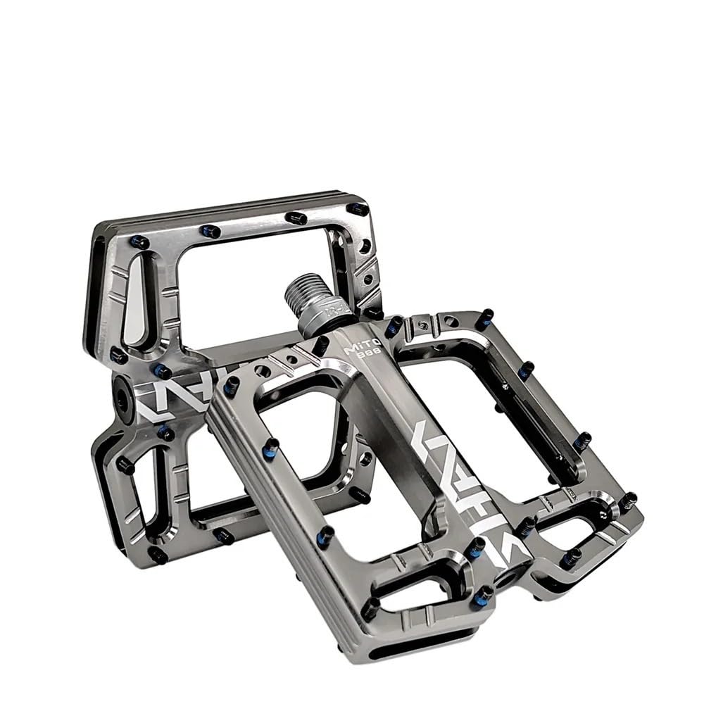 Pédales de vélo VTT finie la perte d'adhérence grâce à l'aluminium stable