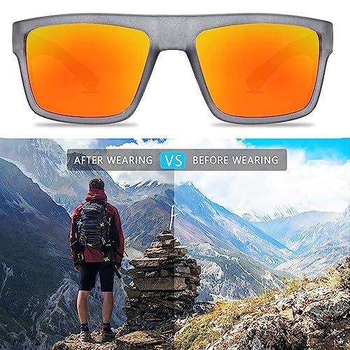 Men Polarized Sunglasses for Women Sports Cycling Driving Fishing UV Protection Glasses3