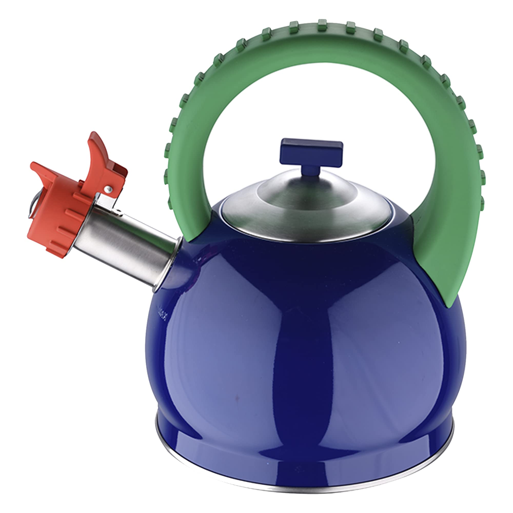 UNITED COLORS OF BENETTON. - Teiera 3 l in acciaio inox colore blu/verde/rosso