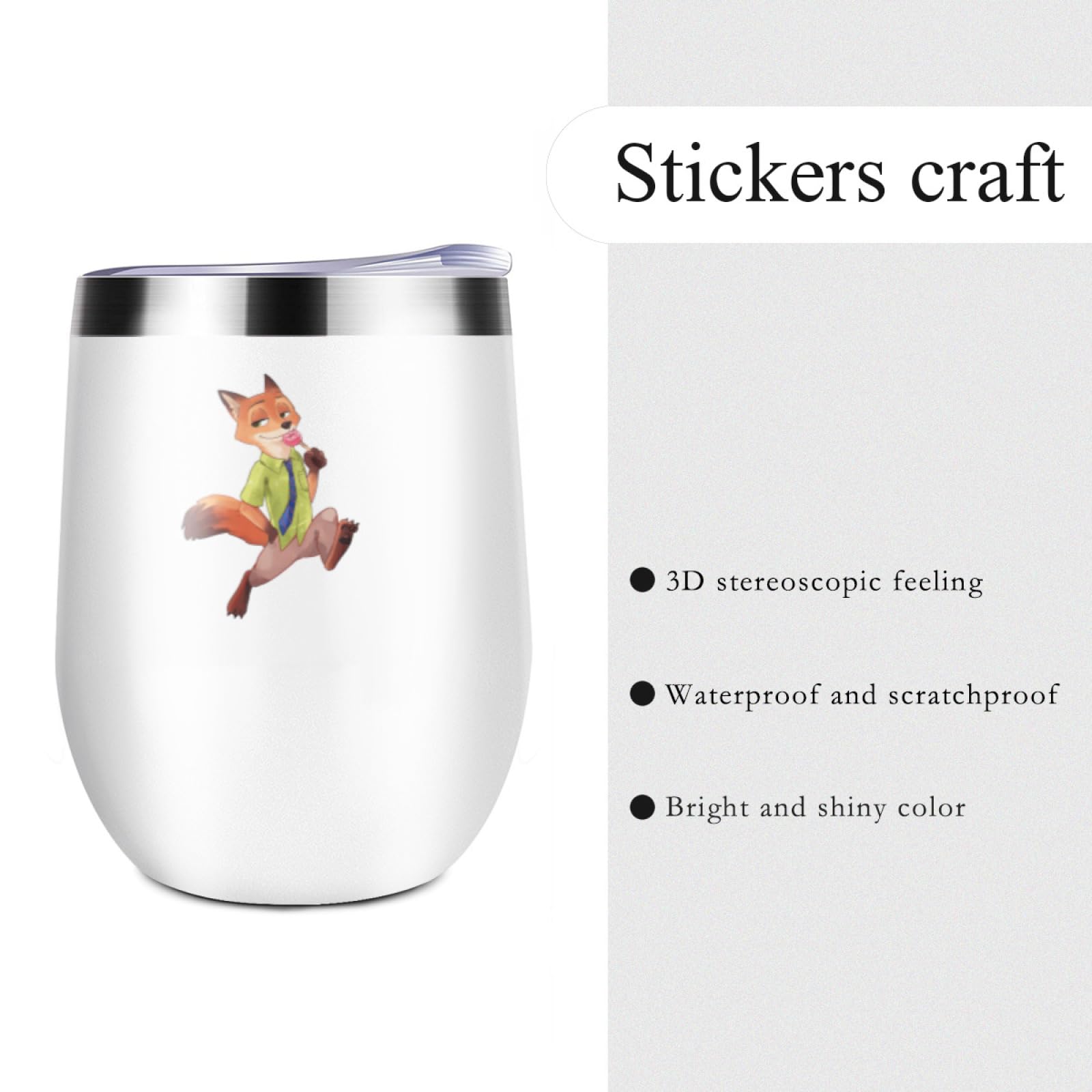 Amazon.co.jp: タンブラー ズートピア ニック・ワイルド 魔法瓶 水筒 