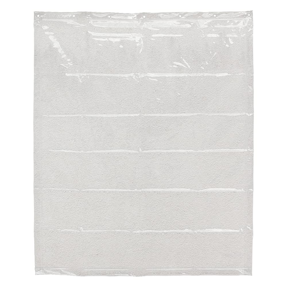 Schutzvorhang glasklar-transparent, Breite 1300 mm x Höhe 1600-3000 mm, Materialstärke 0,4 mm, nach DIN 53438 (Höhe 1800 mm)