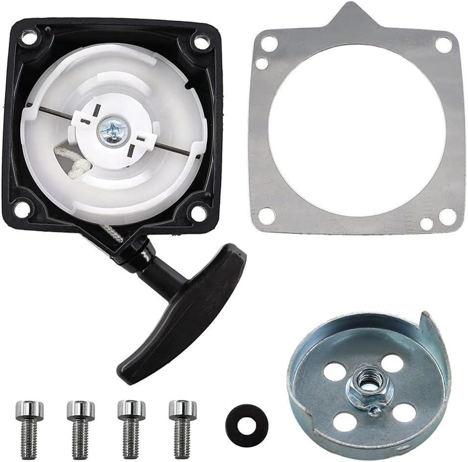 MCHNIC Lanceur Démarreur à câble pour débroussailleuse 43cc 49cc 52cc - Multitool Plantiflex, Nemaxx, Berlan, Arebos, Zippeer et bien plus encore.