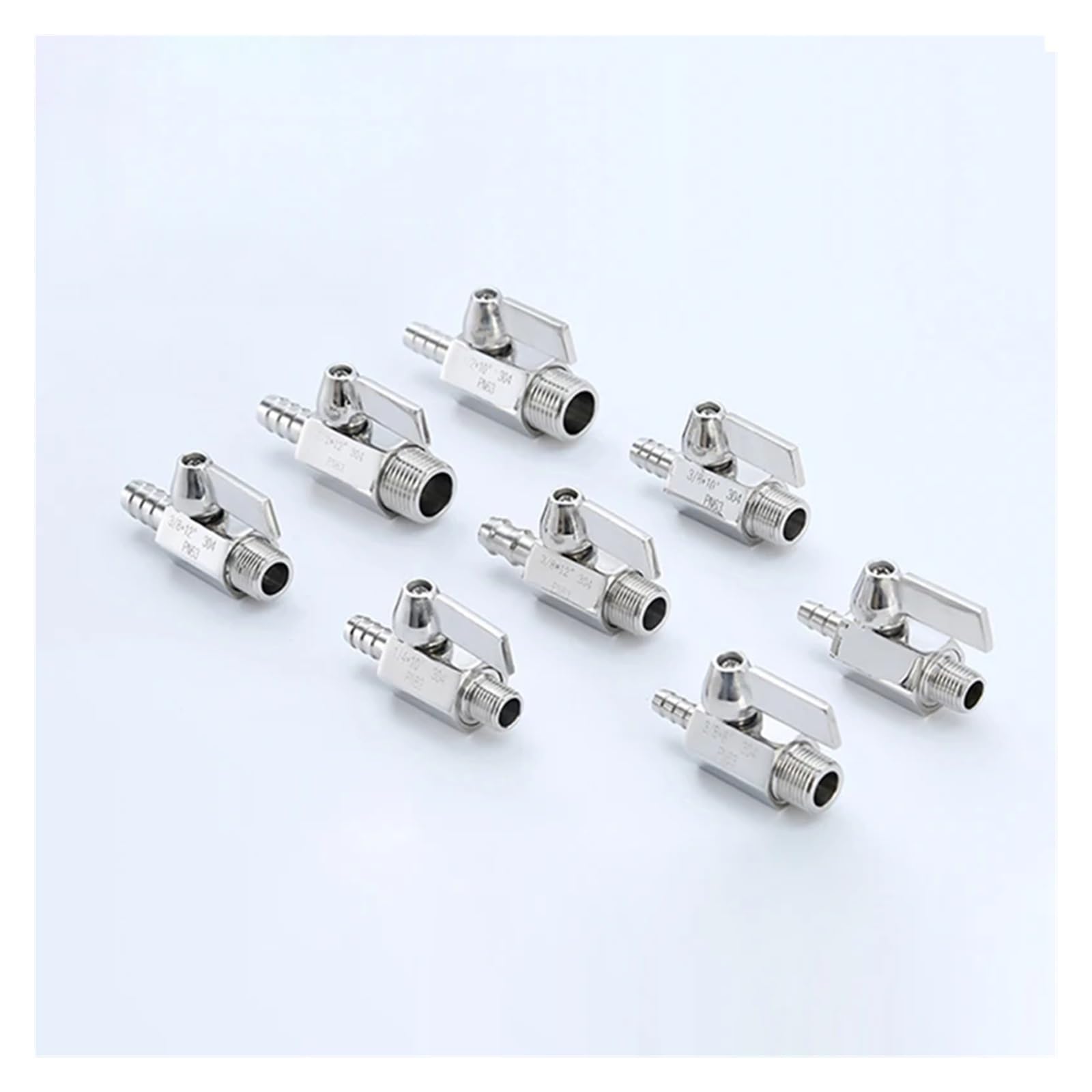 1 x uchwyt ze stali nierdzewnej mini zawór kulowy rura gwint wewnętrzny zewnętrzny miniaturowy przełącznik wody (45295, gwint wewnętrzny-8 mm)