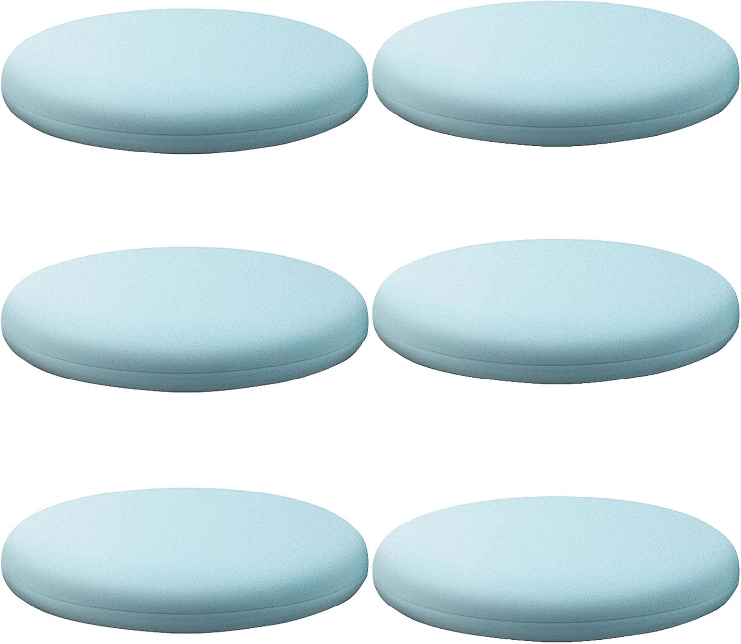 SayfuR Set of 2/4/6 Seat Cushions, Memory Foam, Round Chair Cushions