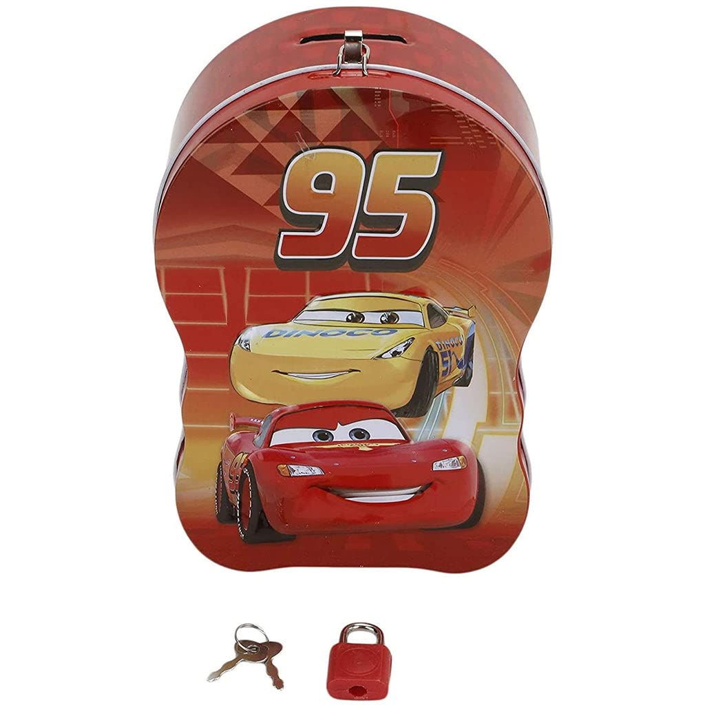 Prezzie Villa Metal Piggy Bank | Kids Coin Bank | Spiderman & Cars Design Piggy Bank for Kids (Random design sent) (B07STLJH1J) Amazon Price History, Amazon Price Tracker
