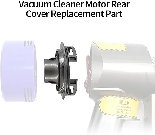 Miniatura 3 de Cubierta trasera del motor de vacío, cubierta trasera del motor de repuesto para Dyson V7 V8 Accesorios de aspiradora Parte trasera del motor (1)