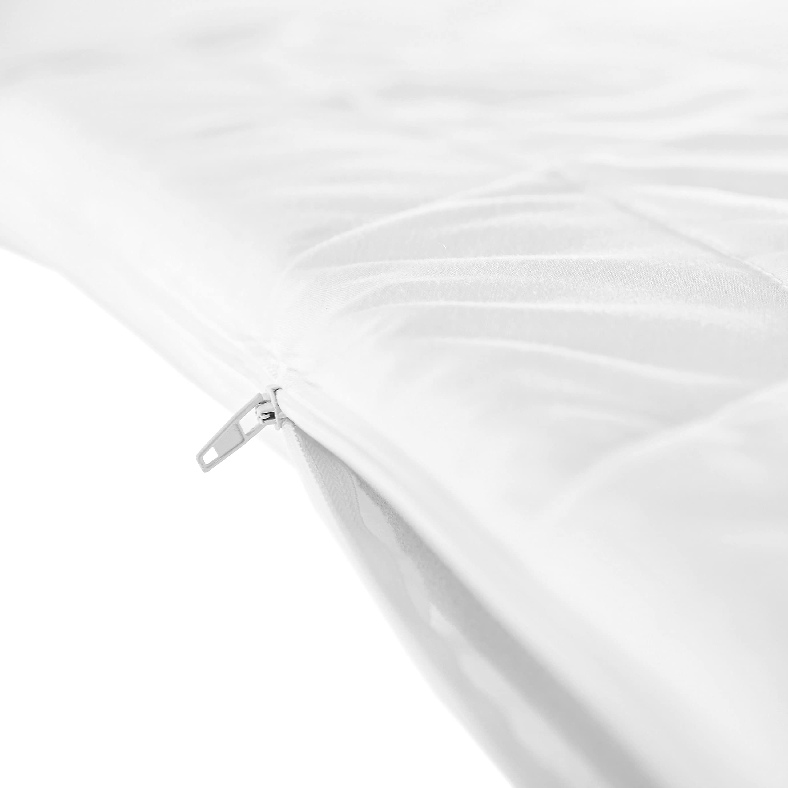 roba Matelas pour Parc Bébé Rectangulaire 75 x 100 cm - Noyau en Mousse PU Respirante - Housse Matelassée et Amovible avec Fermeture Éclair - Blanc