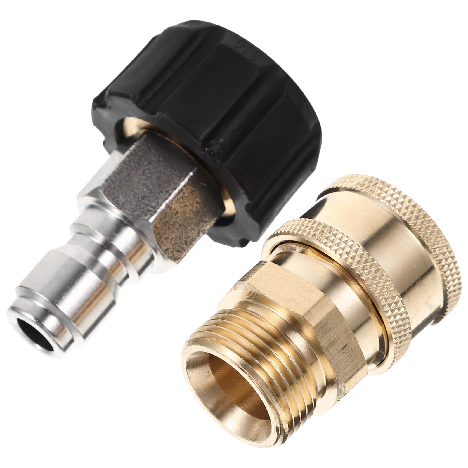 BESPORTBLE 3 Juegos Cable Manguera Liberar Alto Mezclador Piscina Afuera Multi Doble Fuerza Turbo Grifo Retráctil Tubo Adaptadores Titular Hundir Equipo Respiradero Tanque Vacío Golden Latón