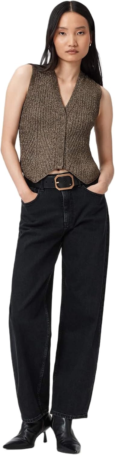 AllSaints Women's Cruz Shine Waistcoat