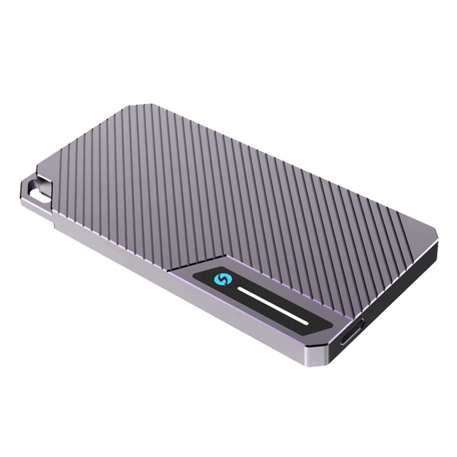 Custodia in alluminio USB C 10Gbps Velocità di trasferimento 2280 M-Key B+M NVMe Drive Case con LED Light Led Hard Drive Case