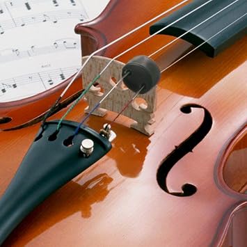 Rubber Violin Practice Mute, Claw Style & Round Tourte Style Mute for Violin, Practice Silencer Viola Violin Mute