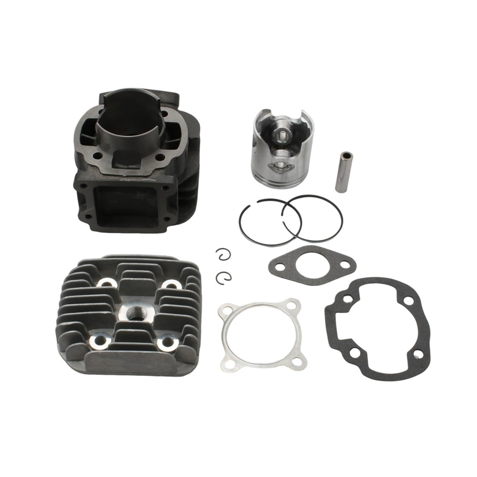 Kit De Cylindre Et Tête À Gros Alésage Convient pour Scooter 70cc, pour Curseur Bws50 50 Target Bw's Zuma 50cc 47mm / 10mm Kit Cylindre Culasse Soupape Assemblée