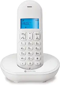 TELEFONE SEM FIO COM IDENTIFICADOR DE CHAMADAS E VIVA VOZ MT150W BRANCO – MOTOROLA